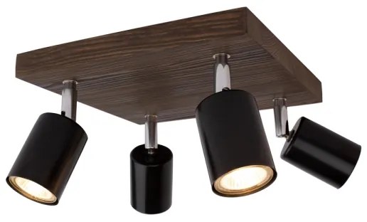 Spot-Light DO2910456 - MANARA mennyezeti spotlámpa 4xGU10/5W/230V fenyő