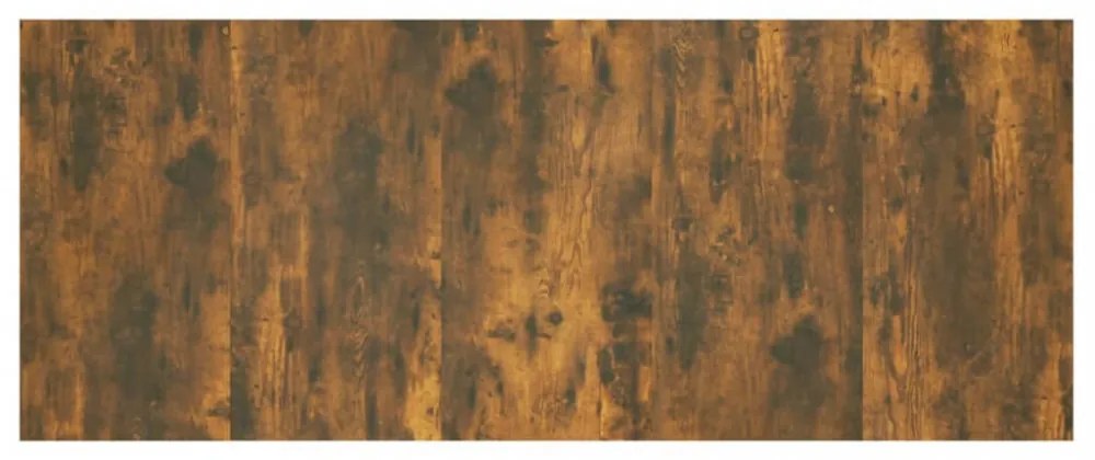 füstös tölgy színű szerelt fa ágyfejtámla 200x1,5x80 cm
