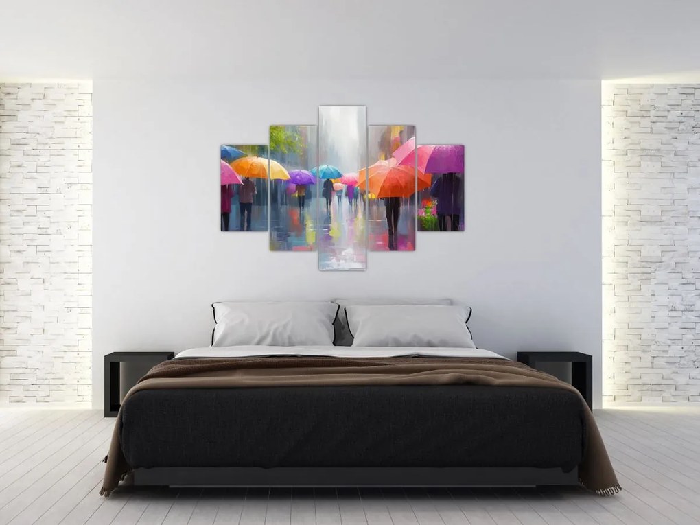 Kép - Esős nap (150x105 cm)