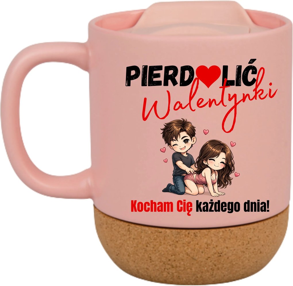 Bögre Rózsaszín Parafa Vicces Ajándék Valentin Nap P******* Valentin Nap