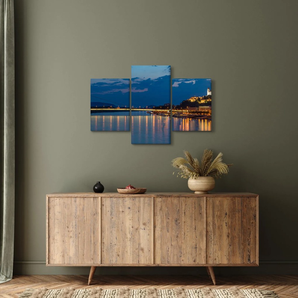 Pozsony képe várral (90x60 cm)