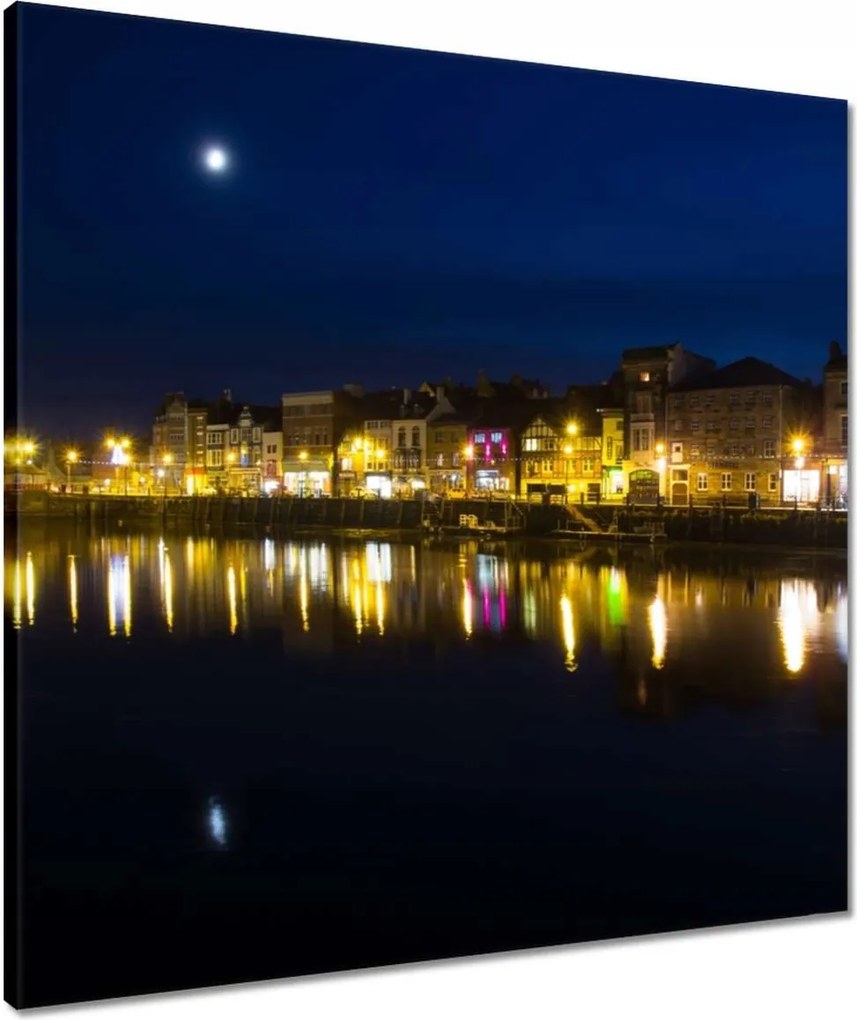 Vászonkép 60x60 Hold a vízben