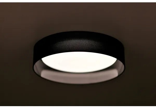 Duolla - LED Mennyezeti lámpa ROLLER LED/24W/230V átm. 45 cm fekete