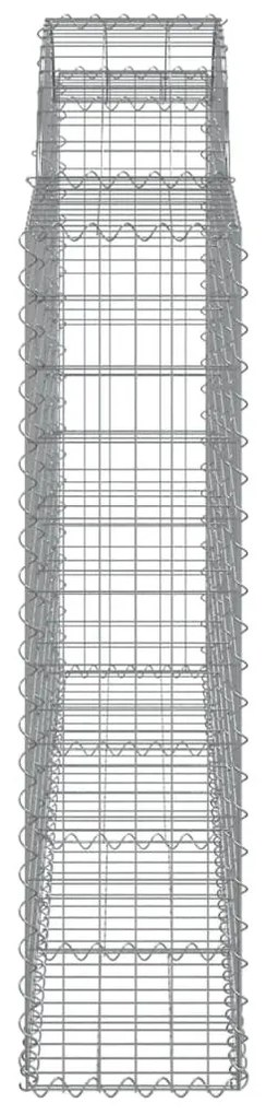 20 db íves horganyzott vas gabion kosár 200x30x120/140 cm
