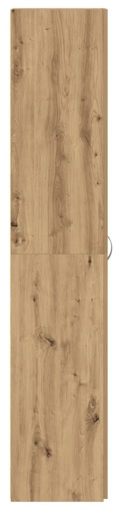 Cipőszekrény Kézműves Tölgy 80x35,5x180 cm Műszaki Fa