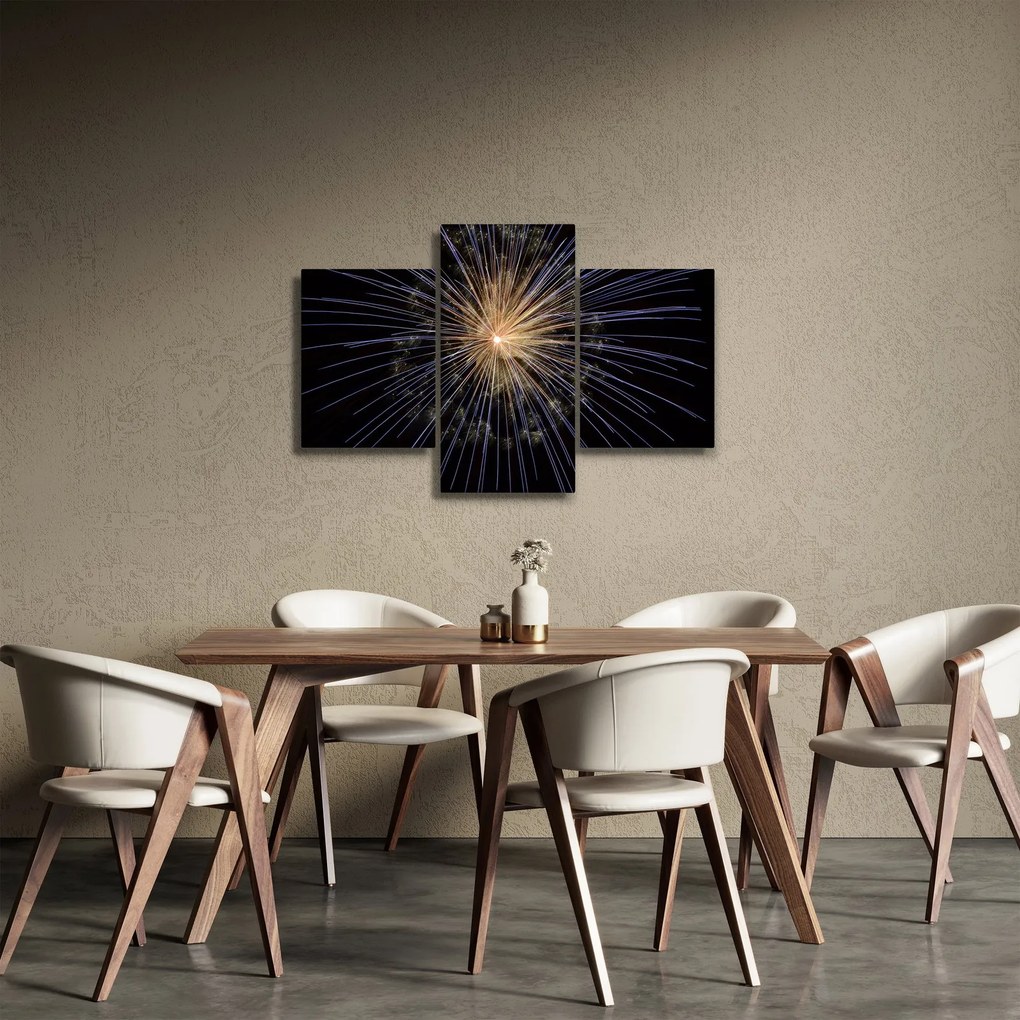 Tűzijáték képe (90x60 cm)