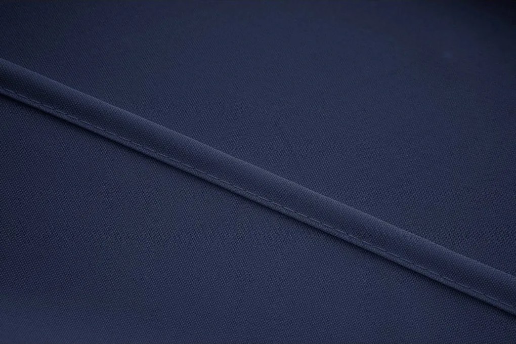 Függöny OXFORD LIGHT 140x270 cm, sötétkék Felfüggesztés: Hullámos sínszalag