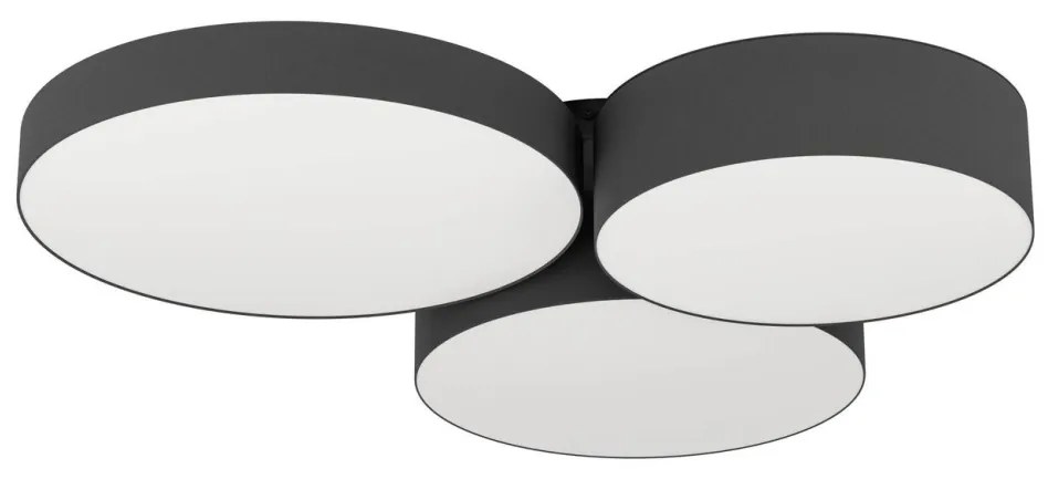 Eglo 900853-LEDRGBW Dimmelhető mennyezeti lámpa BARBANO-Z 3xLED/7,5W/230V fekete