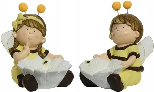 Ülő méhecske figura kislány/fiú