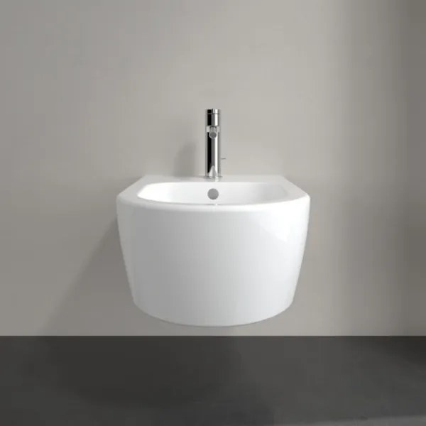 Villeroy & Boch 54050001 - Falra szerelhető bidé AVENTO kerámia/fehér