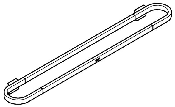 GROHE 41056000 - SELECTION törölközőtartó 600 mm, fényes króm