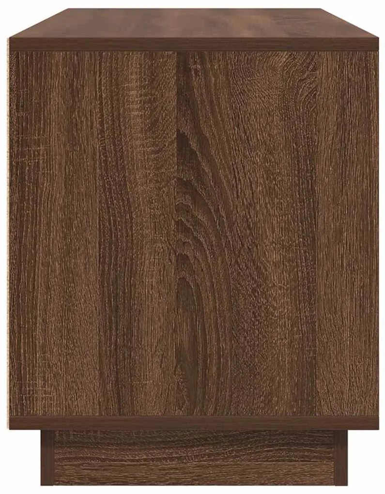 barna tölgyszínű TV-szekrény LED-lámpákkal 100x41x50 cm
