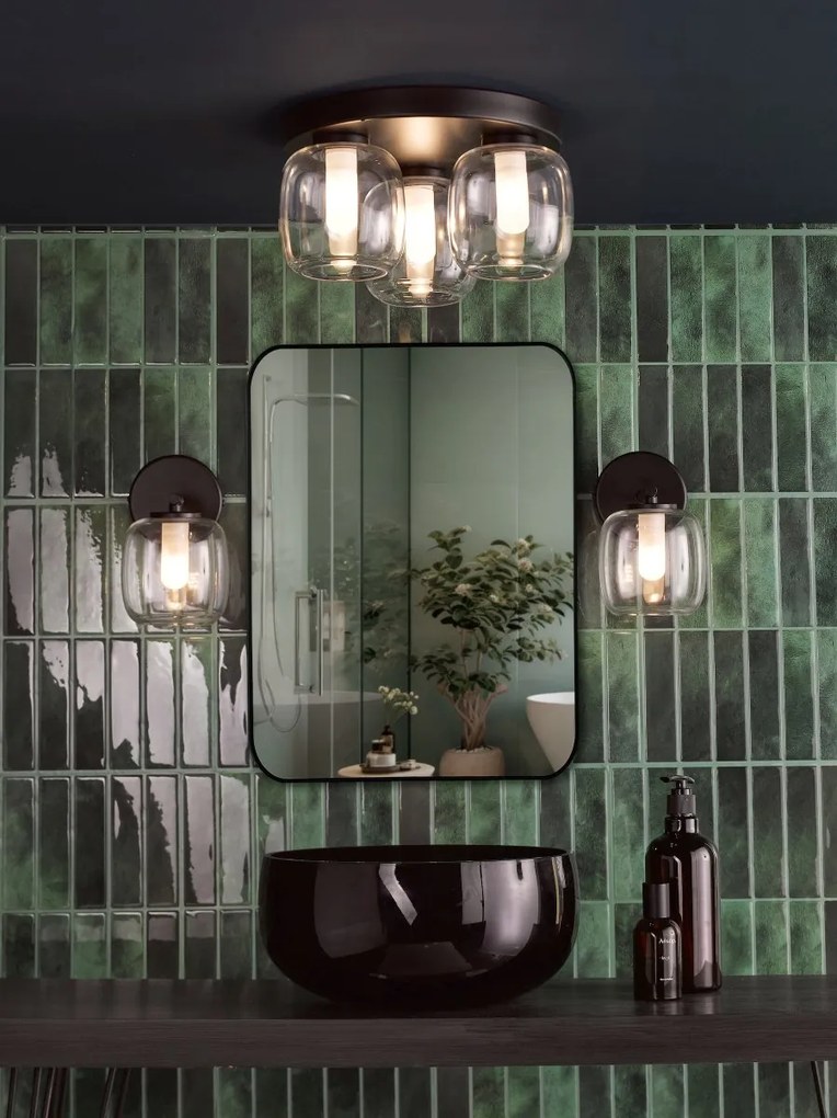Dar Lighting modern mennyezeti lámpa edaline matt fekete dareda5322