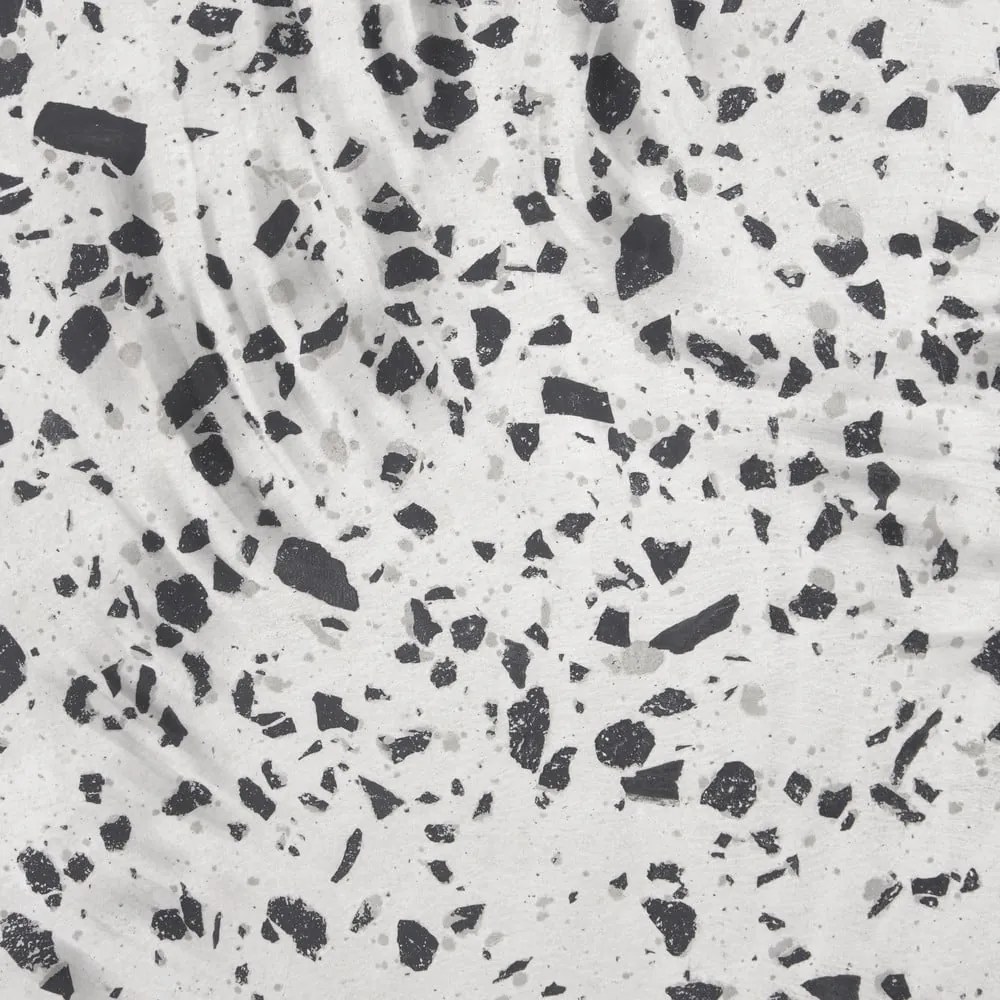 Jenell fehér beton kerti tárolóasztal, ⌀ 35 cm - Kave Home