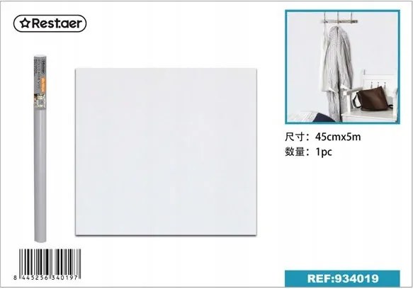 Elegáns fehér tapéta 45 cm x 5 m bármilyen enteriőrbe