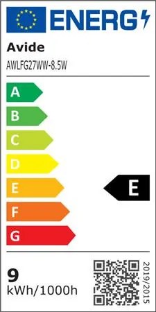 LED izzó, filament, E27, gömb, A60, 8,5W, 1055lm, 4000K, AVIDE (AVLED005)