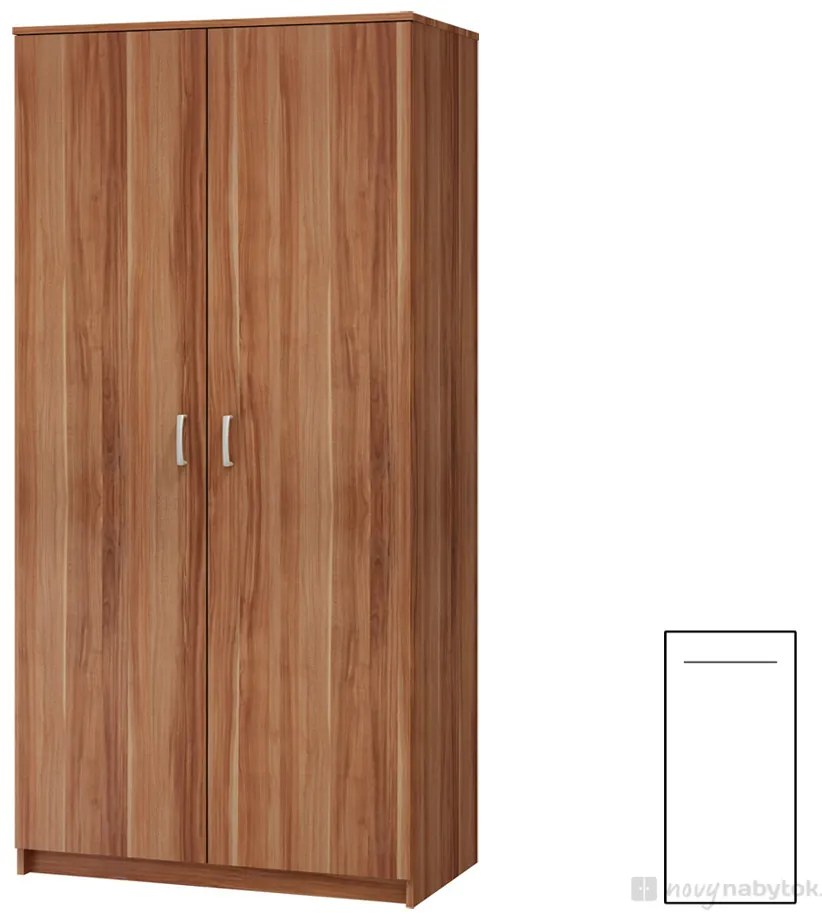 Gardróbszekrény 2D Szilva. 746643
