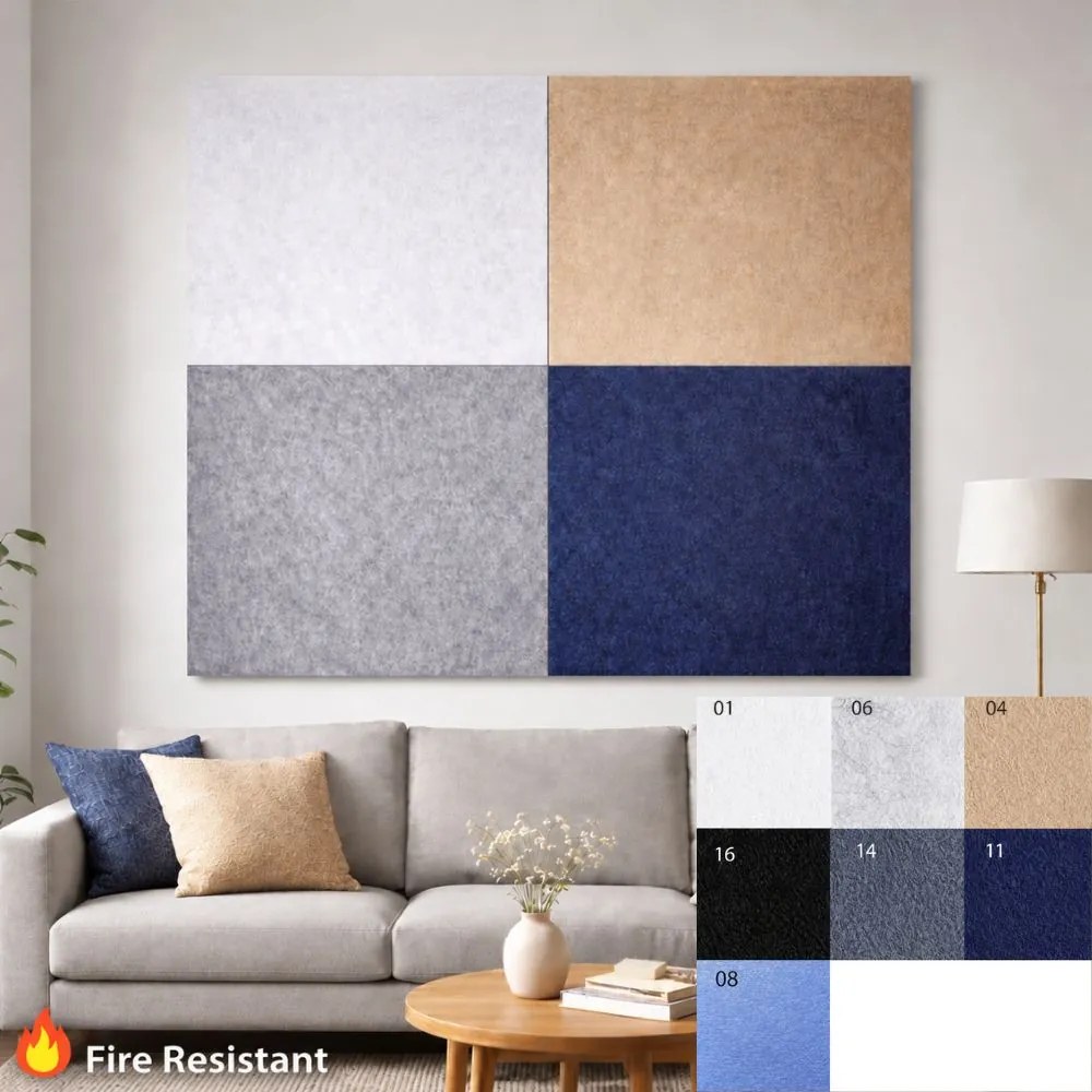 Bilnora extra sűrű hangszigetelő panel 120x120x1,2cm, több féle színben - 08 kék