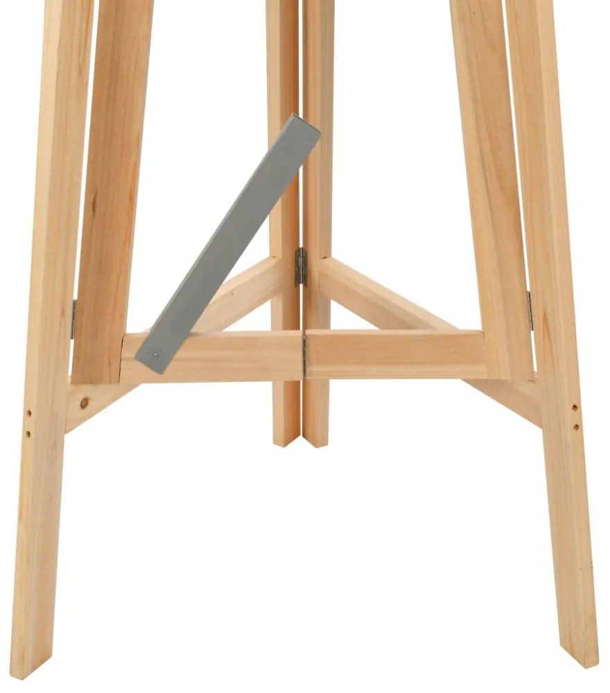 összecsukható fenyőfa bárasztal 78 cm