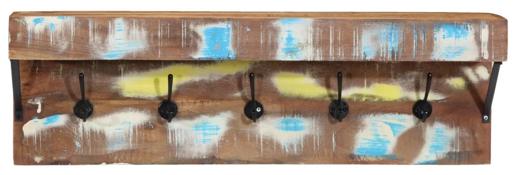 Fogas polcokkal Barna 73 x 19 x 23 cm Tömör újrahasznosított fa