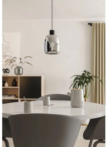 Eglo 901119 - LED RGBW Dimmelhető csillár zsinóron MOLOCHIO-Z LED/3,7W/230V fekete