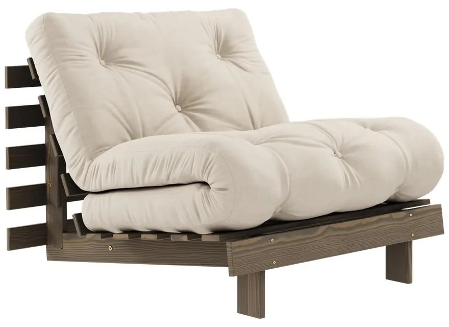 Bézses krémszínű fotel Roots – Karup Design