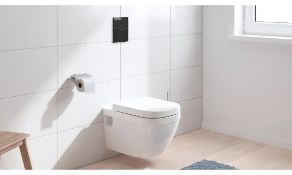 GROHE 38966KV0 - EVEN WC-nyomólap 156 × 197 mm fekete