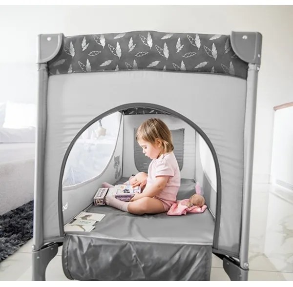 BabyOno - Utazó kiságy BASIC szürke