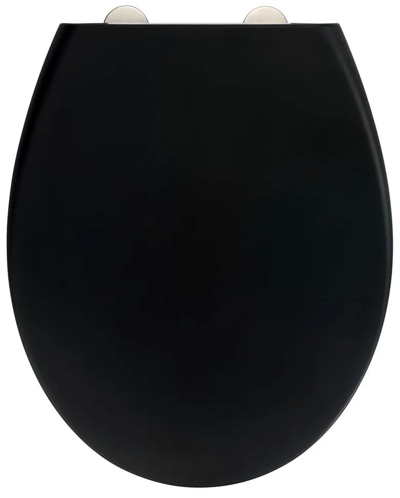 Ikaria fekete WC-ülőke - Wenko