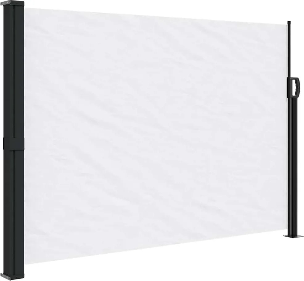 vidaXL fehér behúzható oldalsó napellenző 140 x 300 cm