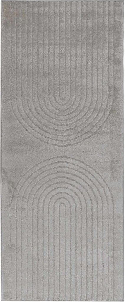 vidaXL Területszőnyegek HUARTE Szürke 200 x 80 cm Poliészter