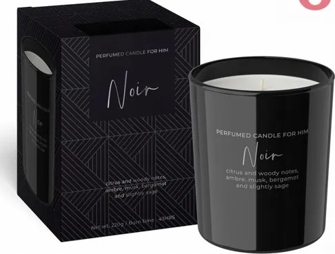 Parfümös paraffin illatgyertya For Him Noir Bartek Candles
