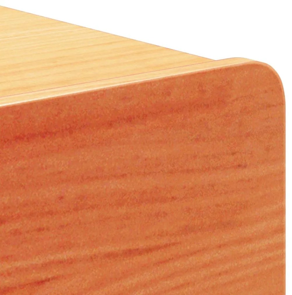 Éjjeli asztal 2 pcs Viaszbarna 44 x 32.5 x 40 cm Tömör fenyőfa
