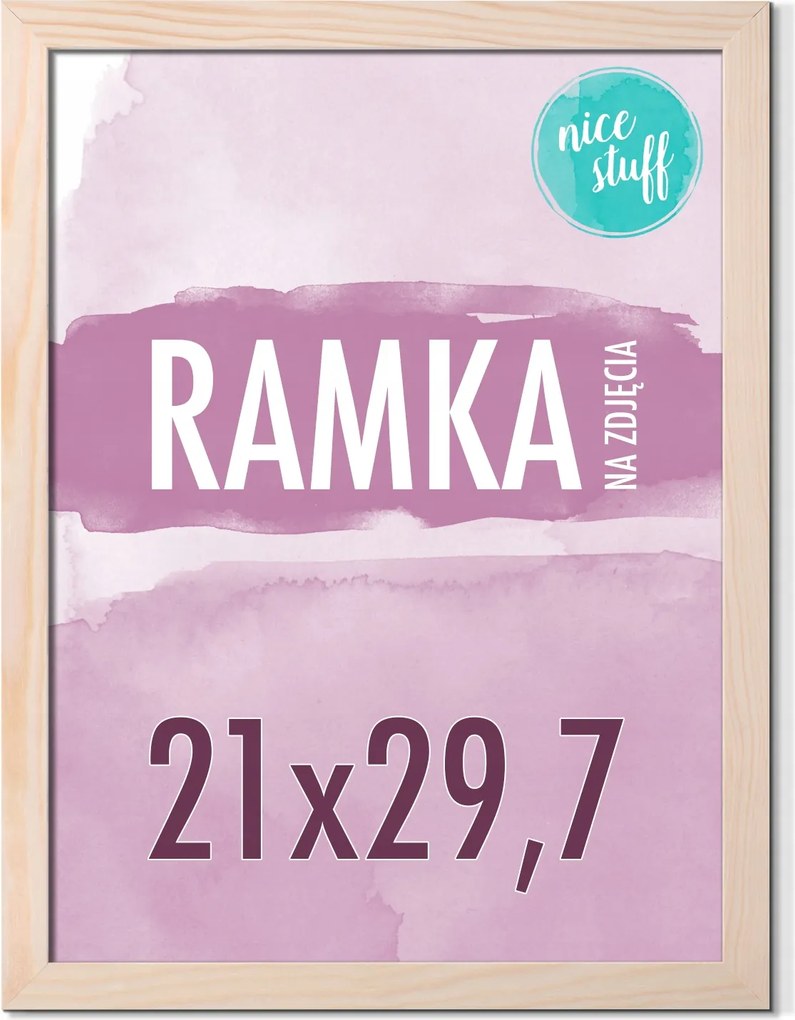 Keret A4 Képkeret A4 21x30 képkeret oklevél fa fenyő