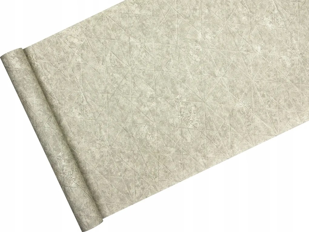 Geometrikus tapéta szürke Pókháló