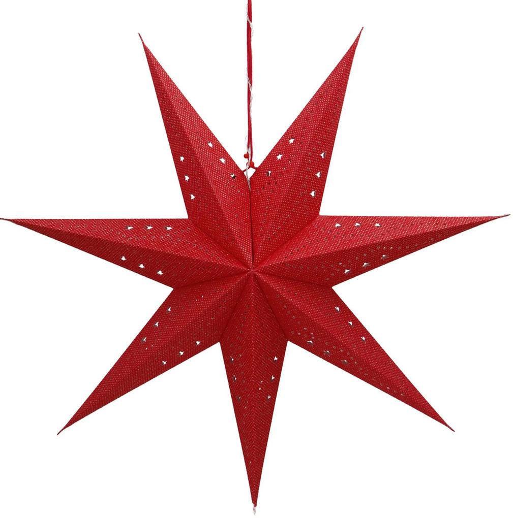 RETLUX RXL 362 karácsonyi csillag dekoráció, vörös, meleg fehér, 10 LED 50004441