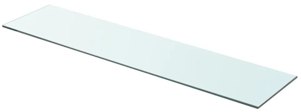 90x20 cm átlátszó panel üvegpolc