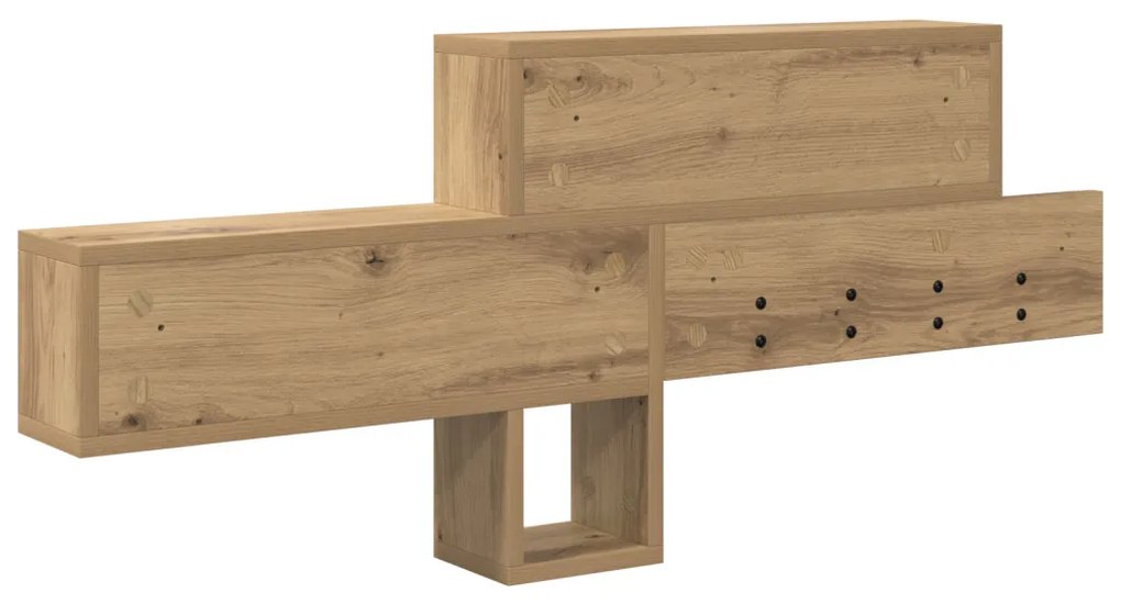 Fali Kabáthorog kézműves tölgy 100 x 12 x 43.5 cm Faanyag