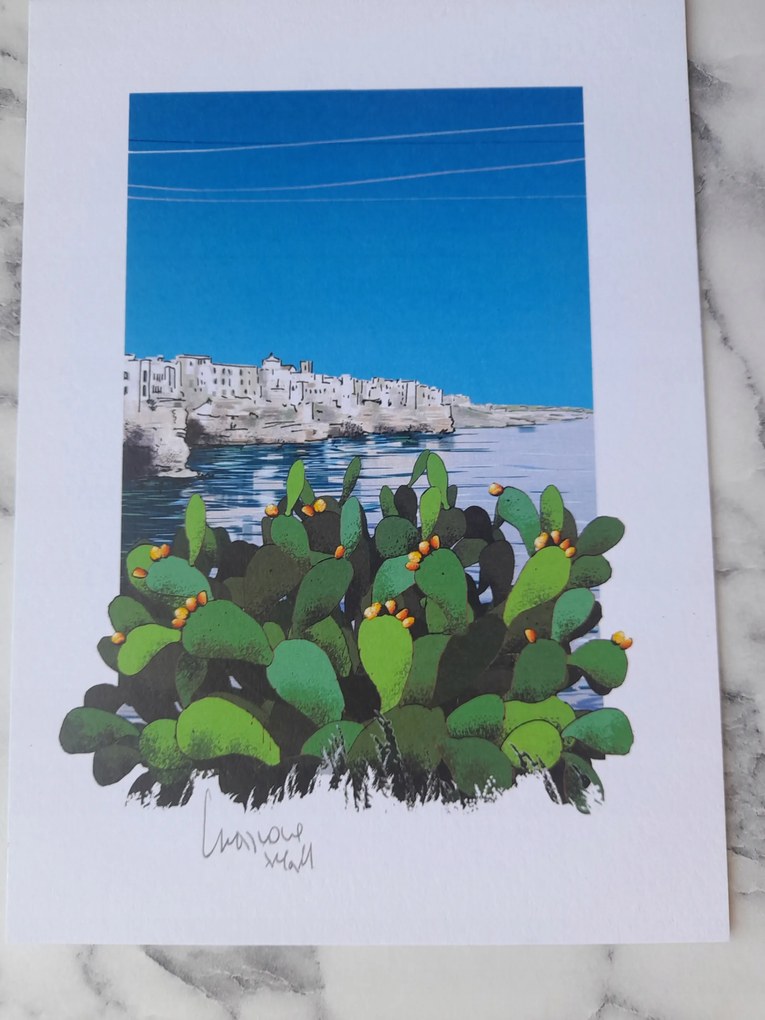 Grafika Keret Olaszország Italia Puglia