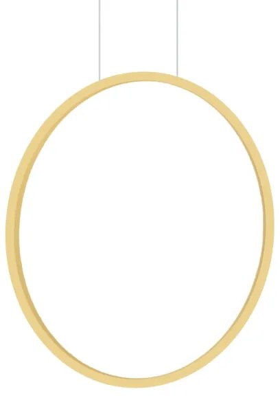 LED csillár SATURNO LED/28W/230V, 50 cm, IP44, arany