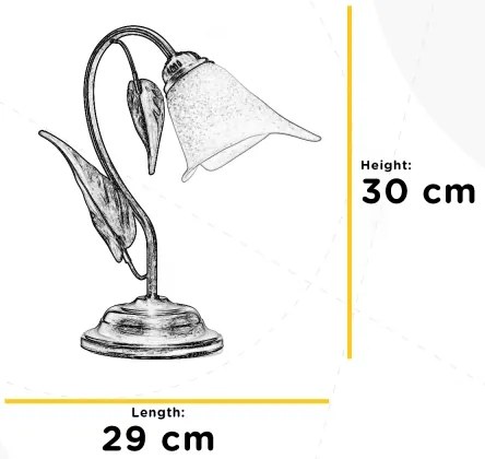 ONLI - Asztali lámpa VANDA 1xE14/6W/230V