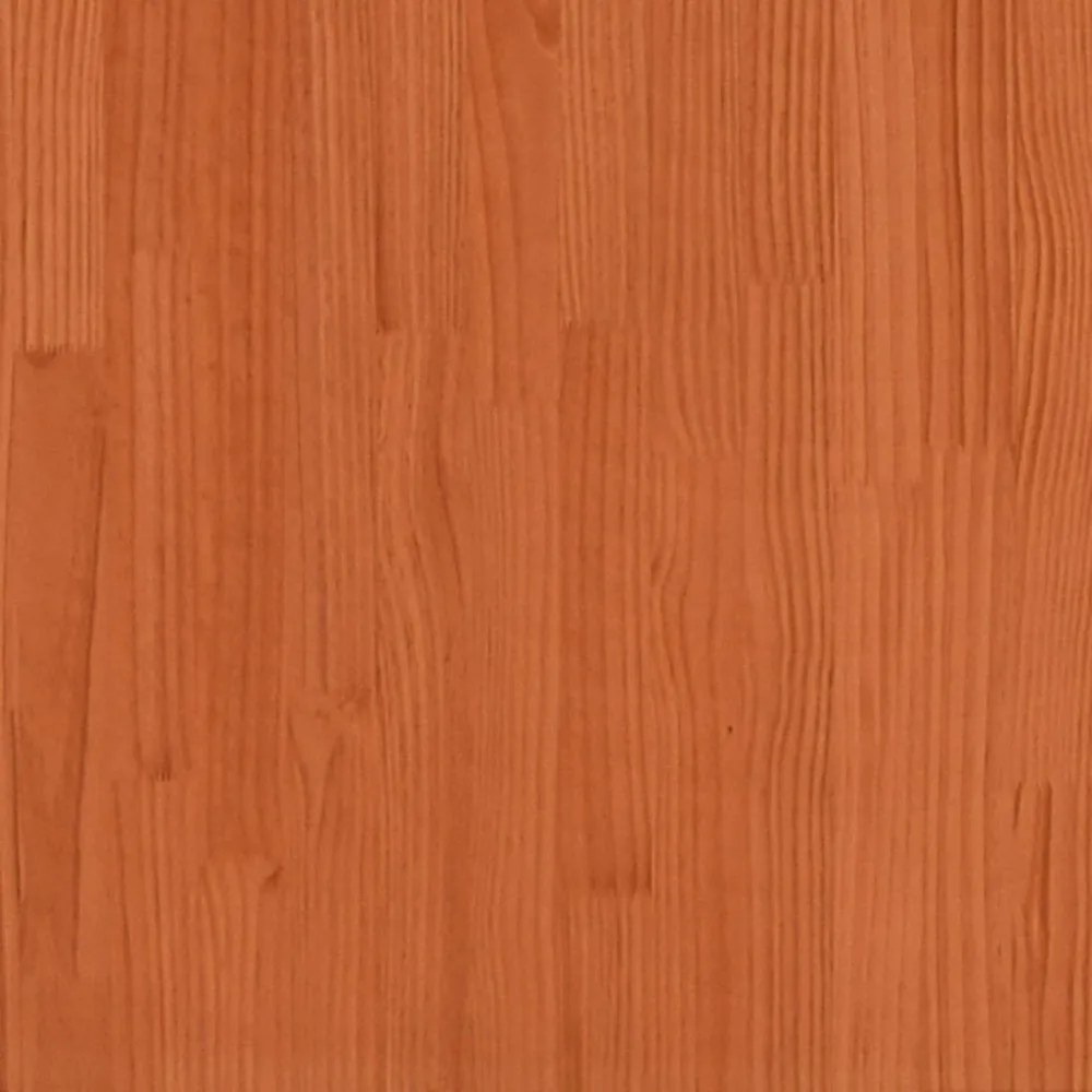 kanapéágy ágy matrac viaszbarna 100x200 cm tömör fa fenyőfa