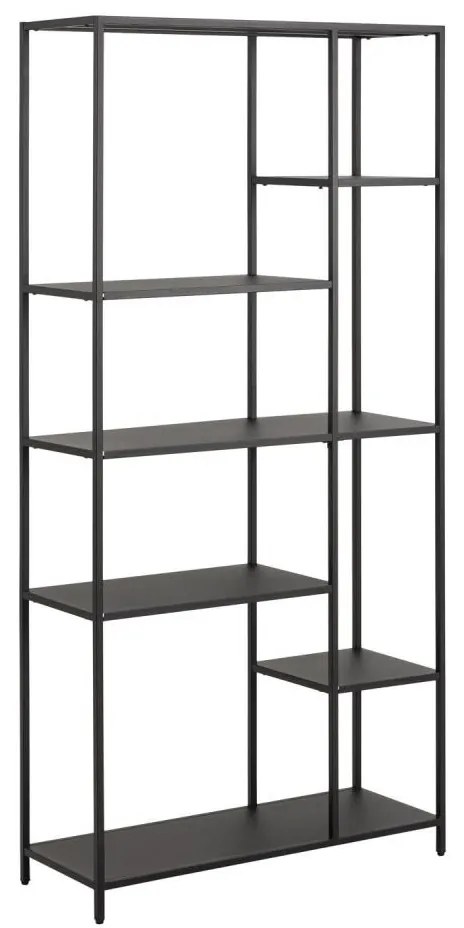 SETH fekete könyvespolc