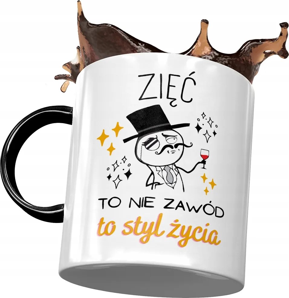 Fekete Bögre Vőnek Születésnapra Ajándék Nyomtatott Fotóval