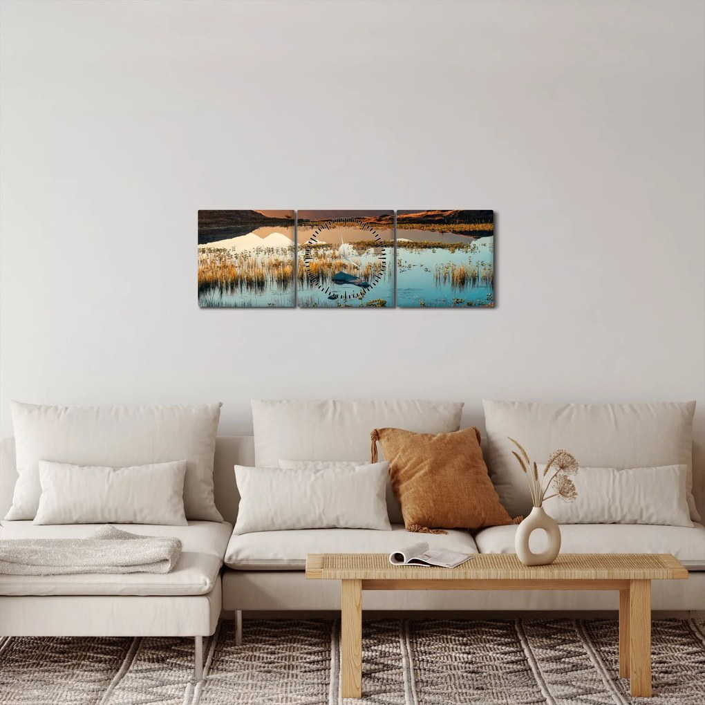 Kép - Lac Guichard (órával) (90x30 cm)