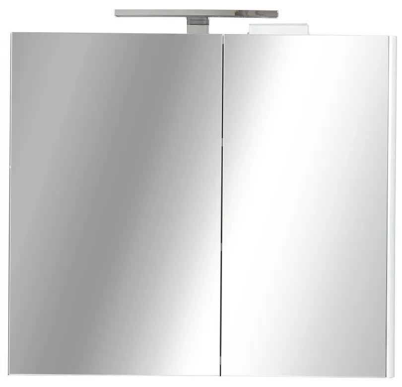 TMP SHARP Tükrös fürdőszobai szekrény LED világítással - 75 cm