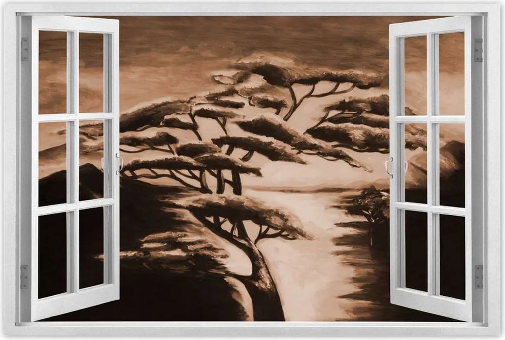 Poszter 60x40 Afrikai fa