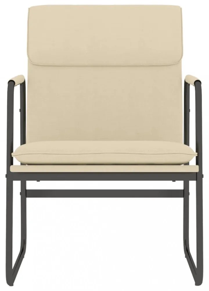 vidaXL krémszínű szövet pihenőszék 55 x 64 x 80 cm