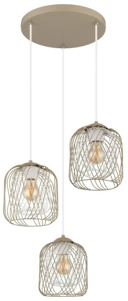 Globo 15965-3HR - Kábeles függeszték DICHTI 3xE27/40W/230V