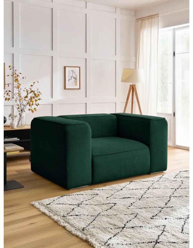 Sötétzöld fotel Zephyr – Bobochic Paris